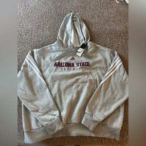 Arizona Sun Devils - Adidas Heather Gray Hoodie